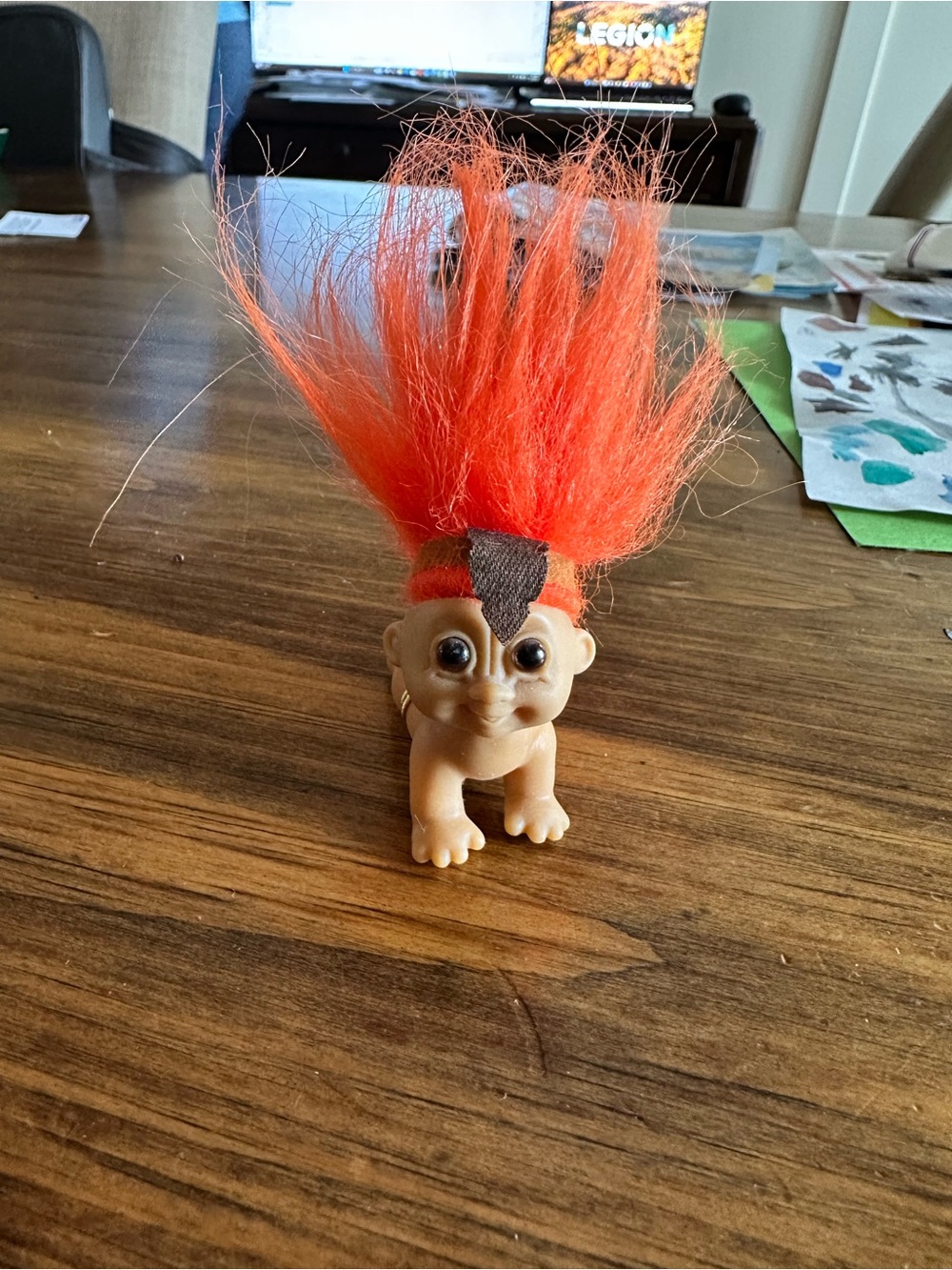 Baby Native American Troll Doll